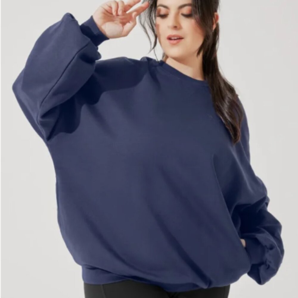 POPFLEX Cloud Crewneck Sweater - Academic Navy